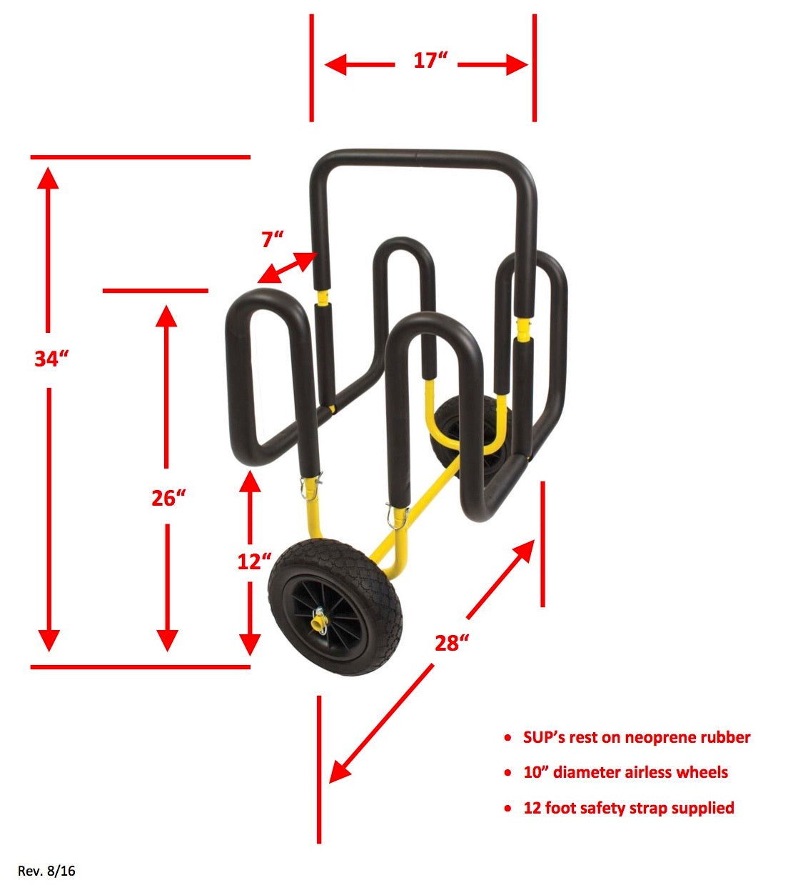 Suspenz Double Trouble SUP Stand & Cart