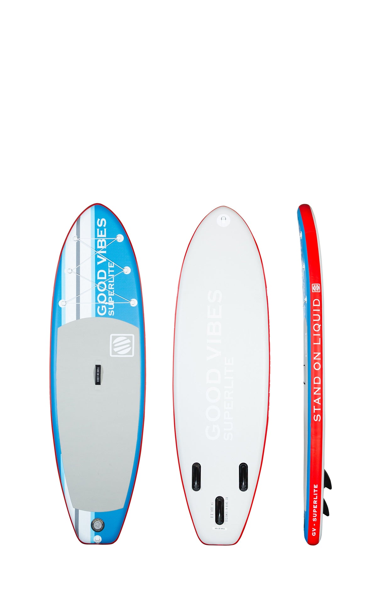 Stand on Liquid Good Vibes Superlite 9'6" Inflatable SUP Package