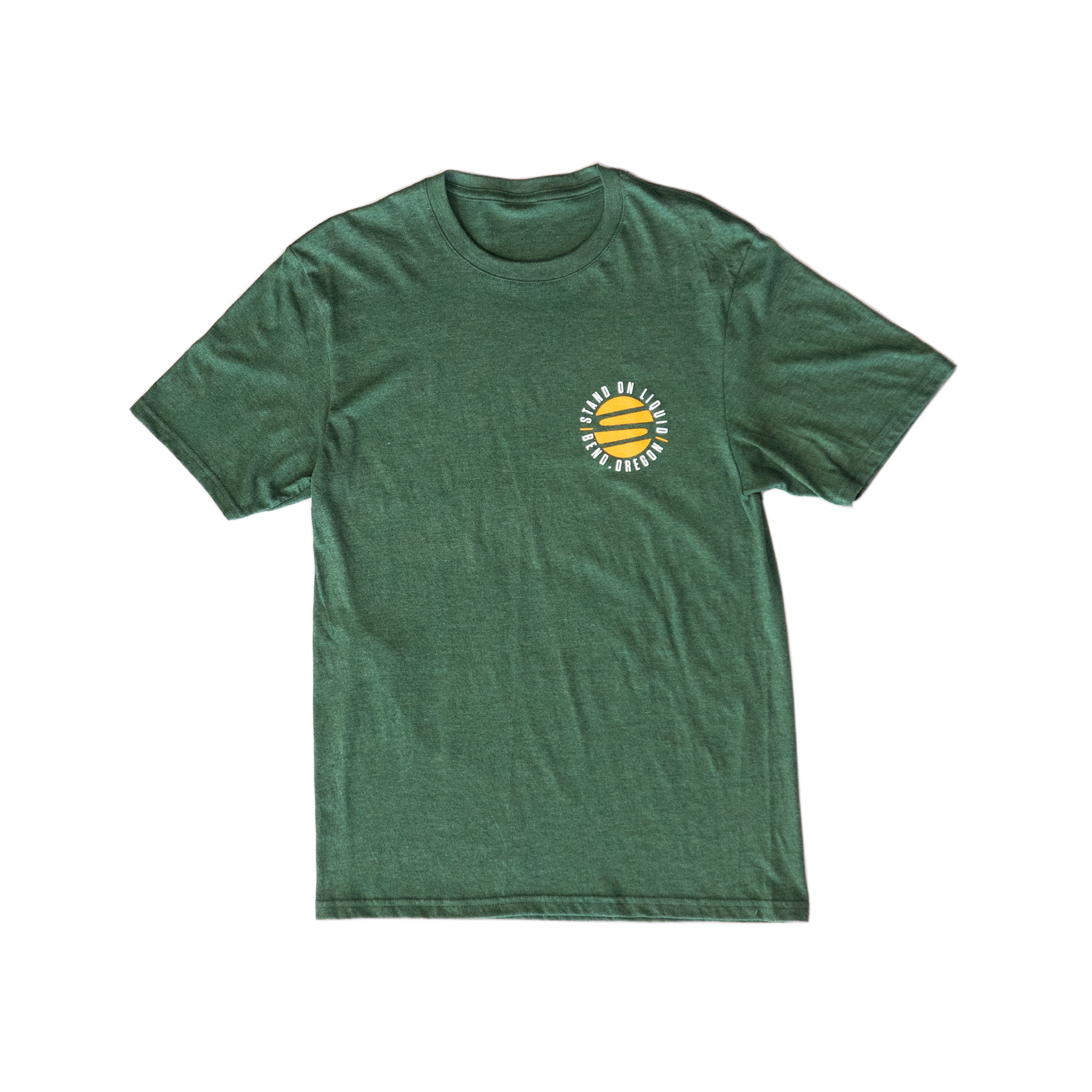 Stand on Liquid Forest Green Tee