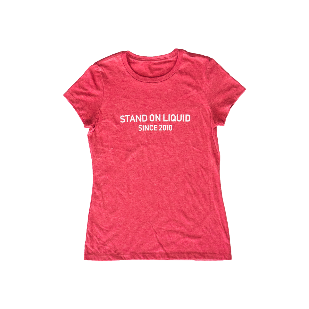 Stand on Liquid "Since 2010" Women's Heathered Red Tee